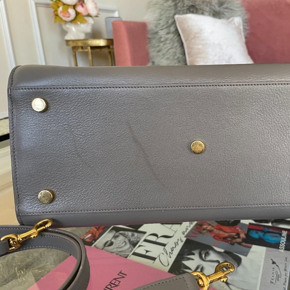 YSL Saint Laurent Sac de Jour in Grey (Like New) - Picture 4 of 12